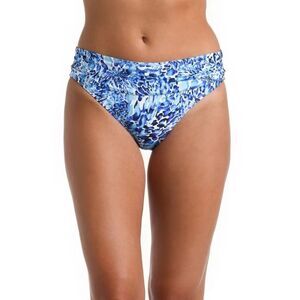 La Blanca Women's Aquatic Nature Shirred Band Hipster Bikini Bottom Size 6